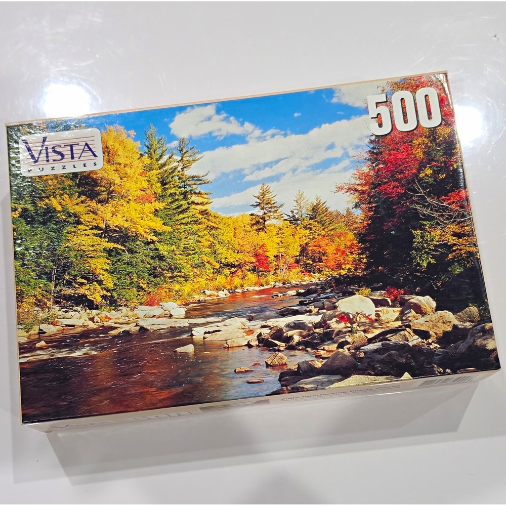 Vista Puzzles 500 Pc Swift River White Mountains New